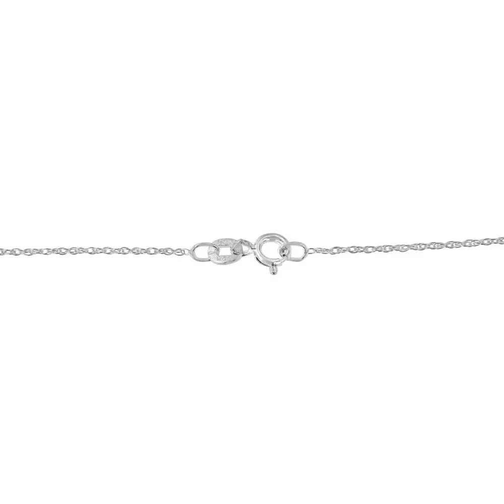 Haus of Brilliance Sterling Silver and Diamond Infinity Pendant Necklace